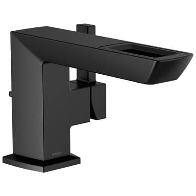 Brizo Vettis Single-handle Lavatory Faucet with Open-flow Spout 1.2 GPM - Matte Black