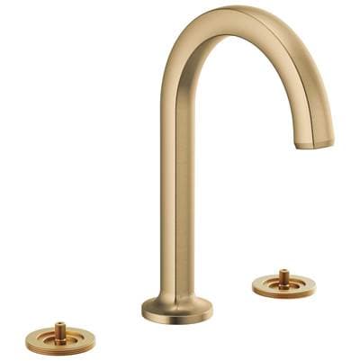 Brizo Kintsu Widespread Lavatory Faucet with Arc Spout - Less Handles 1.5 GPM - Luxe Gold by Brizo