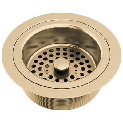 Brizo Other Kitchen Sink Flange with Strainer - Luxe Gold by Brizo