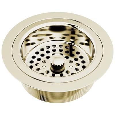 Brizo Other Kitchen Sink Flange with Strainer - Polished Nickel