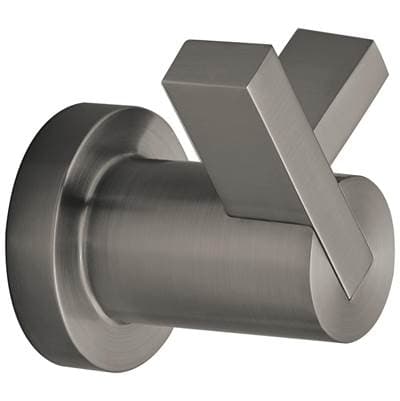 Brizo Litze Double Robe Hook - Luxe Steel