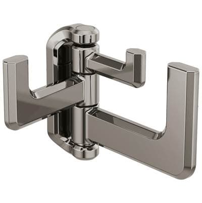 Brizo Levoire Hinged Robe Hook - Brilliance Black Onyx