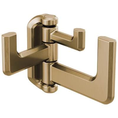 Brizo Levoire Hinged Robe Hook - Luxe Gold