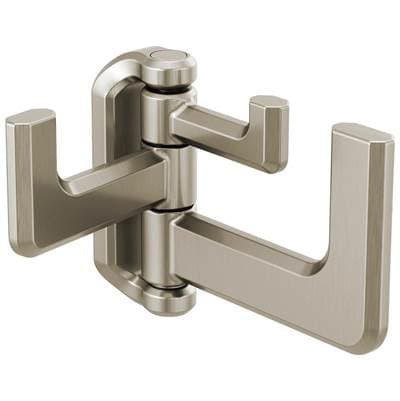 Brizo Levoire Hinged Robe Hook - Luxe Nickel