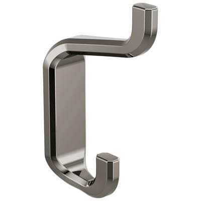 Brizo Levoire Double Robe Hook - Brilliance Black Onyx