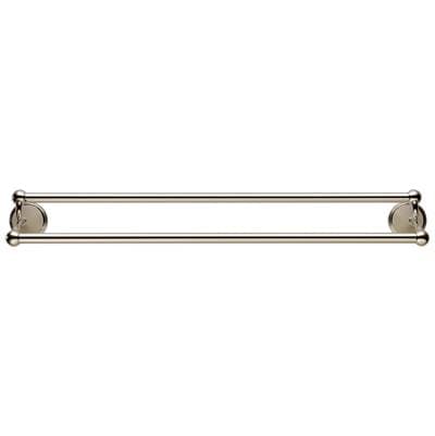 Brizo Traditional 24'' Double Towel Bar - Polished Nickel by Brizo