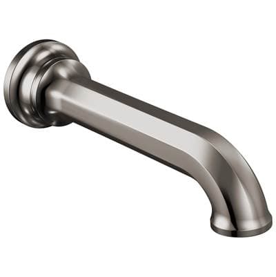 Brizo Beaucleree Non-diverter Tub Spout - Brilliance Black Onyx