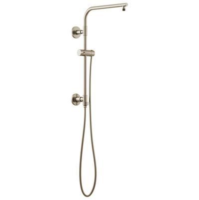 Universal Showering 18'' Linear Round Shower Column - Brushed Nickel