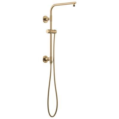 Universal Showering 18'' Linear Round Shower Column - Luxe Gold