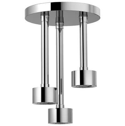 Brizo Universal Showering Linear Round Single-function H2okinetic Pendant Raincan Shower Head -...
