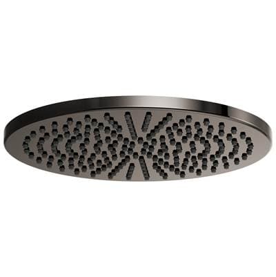 Brizo Other 12'' Linear Round Single-function Raincan Shower Head - 2.5 GPM - Brilliance Black Onyx