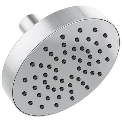 Brizo Universal Showering 5'' Linear Round Single-function Wall Mount Shower Head - 2.5 GPM - Chrome