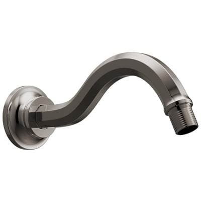 Brizo Beaucleree Shower Arm and Flange - Brilliance Black Onyx by Brizo