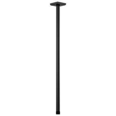 Brizo Universal Showering 24'' Ceiling Mount Shower Arm and Square Flange - Matte Black by Brizo