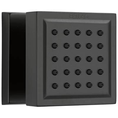 Brizo Universal Showering Touch-clean Square Body Spray - Matte Black by Brizo