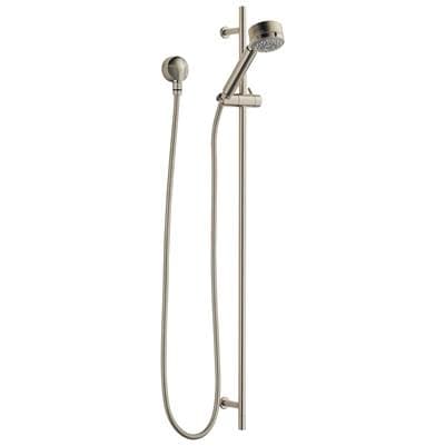 Brizo European Multi-function Slide Bar Hand Shower - Brushed Nickel by Brizo