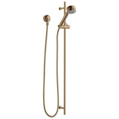 Brizo European Multi-function Slide Bar Hand Shower - Luxe Gold