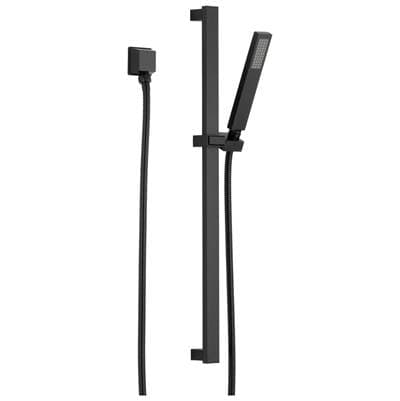 Brizo Siderna Single-function Slide Bar Hand Shower - Matte Black by Brizo