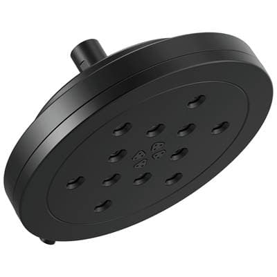 Brizo Other 8'' H2okinetic<sup></sup> Round Multi-function Wall Mount Showerhead - Matte Black
