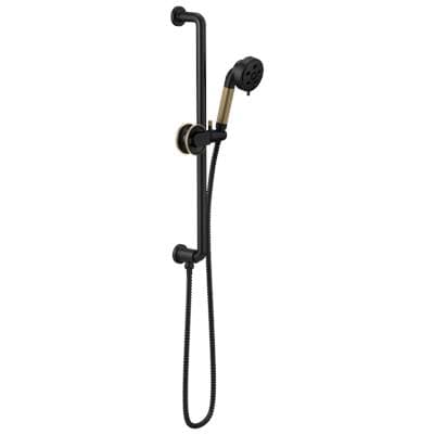 Brizo Litze Slide Bar Handshower with H<sub>2</sub>okinetic<sup></sup> Technology - Matte Black... by Brizo