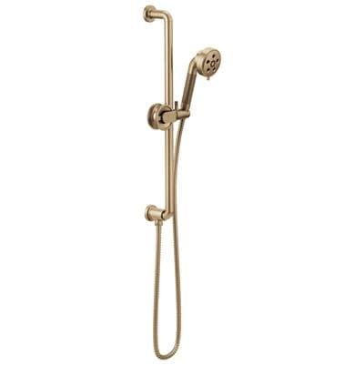 Brizo Litze Hand Shower | 3-Function | H2Okinetic Technology | Slide Bar - Luxe Gold by Brizo