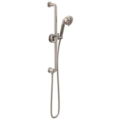 Brizo Litze Hand Shower | 3-Function | H2Okinetic Technology | Slide Bar - Luxe Nickel