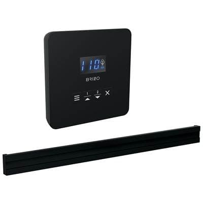 Brizo Other Square + Bilateral Steam Set - Matte Black