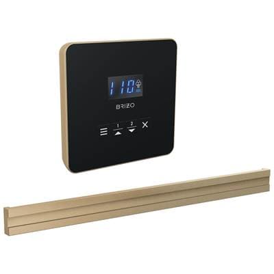 Brizo Other Square + Bilateral Steam Set - Lumicoat Luxe Gold by Brizo