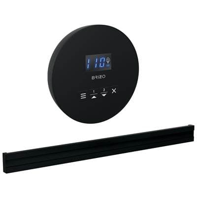 Brizo Other Round + Bilateral Steam Set - Matte Black by Brizo