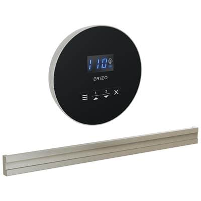 Brizo Other Round + Bilateral Steam Set - Lumicoat Brushed Nickel