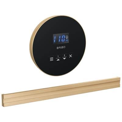 Brizo Other Round + Bilateral Steam Set - Lumicoat Polished Gold by Brizo