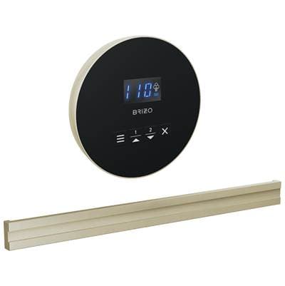 Brizo Other Round + Bilateral Steam Set - Lumicoat Polished Nickel