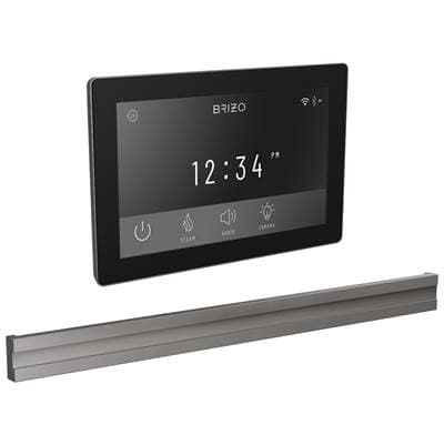 Brizo Other Digital + Bilateral Steam Set - Lumicoat Black Onyx