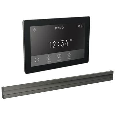 Brizo Other Digital + Bilateral Steam Set - Lumicoat Luxe Steel