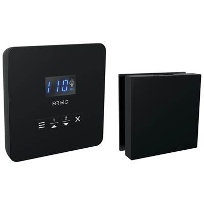 Brizo Other Square Steam Set - Matte Black by Brizo