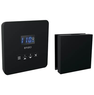 Brizo Other Square Steam Set - Matte Black by Brizo