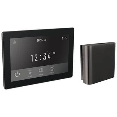 Brizo Other Digital + Square Steam Set - Lumicoat Black Onyx