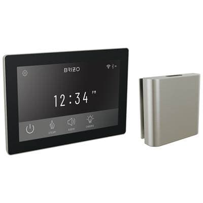 Brizo Other Digital + Square Steam Set - Lumicoat Luxe Nickel