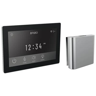 Brizo Other Digital + Square Steam Set - Lumicoat Chrome by Brizo