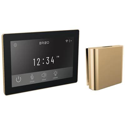 Brizo Other Digital + Square Steam Set - Lumicoat Polished Gold by Brizo