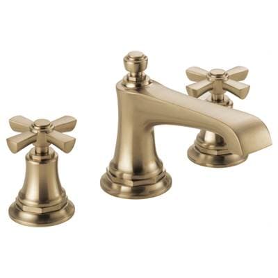 Brizo Rook Widespread Lavatory Faucet - Less Handles 1.5 GPM - Luxe Gold