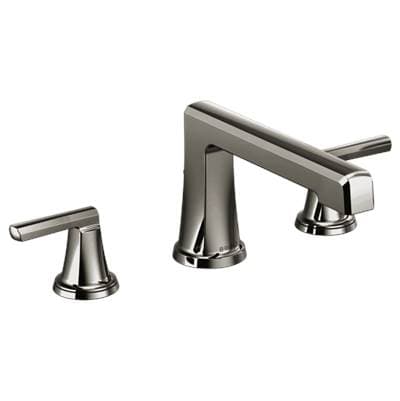 Brizo Levoire Roman Tub Faucet - Less Handles - Brilliance Black Onyx by Brizo