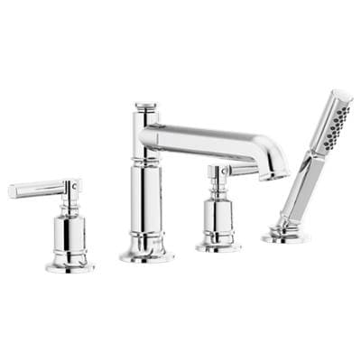 Brizo Invari Roman Tub Faucet with Handshower - Less Handles - Chrome