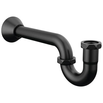 Brizo Other 20-Gauge P-trap with Flange - Matte Black