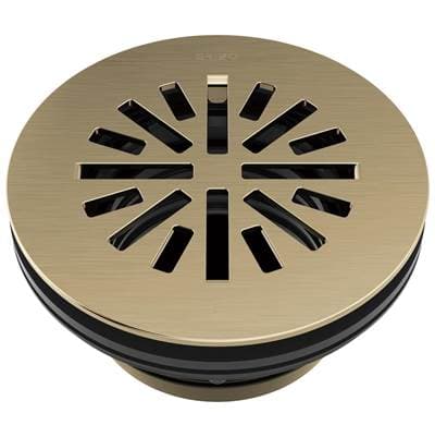 Brizo Other 4'' Prefab Round Shower Drain - Luxe Gold