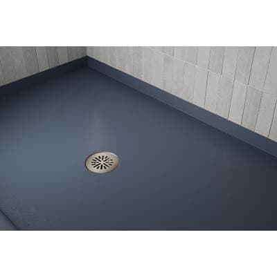 Brizo Other 4'' Prefab Round Shower Drain - Luxe Nickel