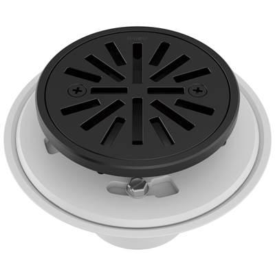 Brizo Other 4'' Tile-in Round Shower Drain - Matte Black by Brizo