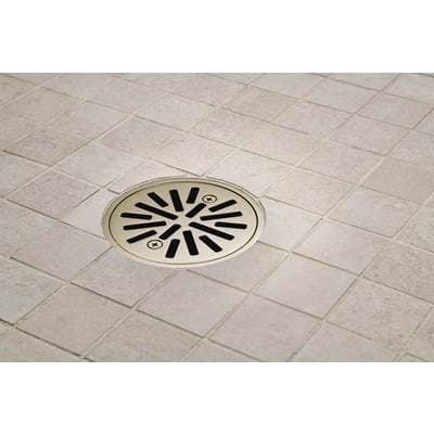 Brizo Other 4'' Tile-in Round Shower Drain - Polished Nickel