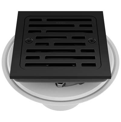 Brizo Other 4'' Tile-in Square Shower Drain - Matte Black