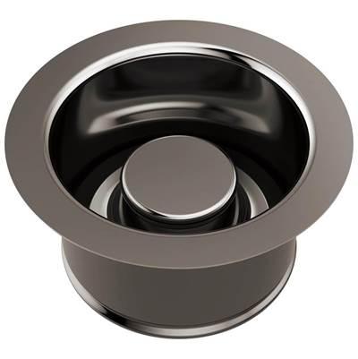 Brizo Kintsu Disposal Flange & Stopper - Brilliance Black Onyx